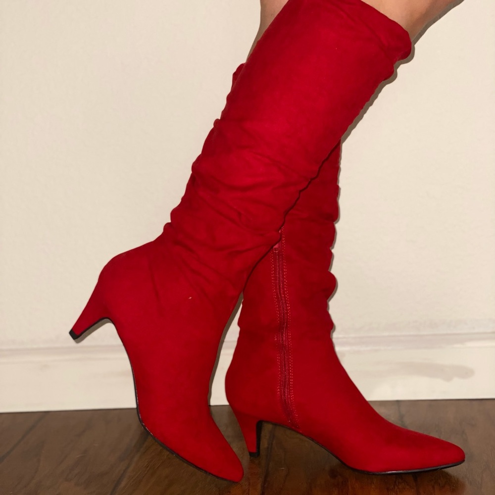Macy’s Knee high boots - Red